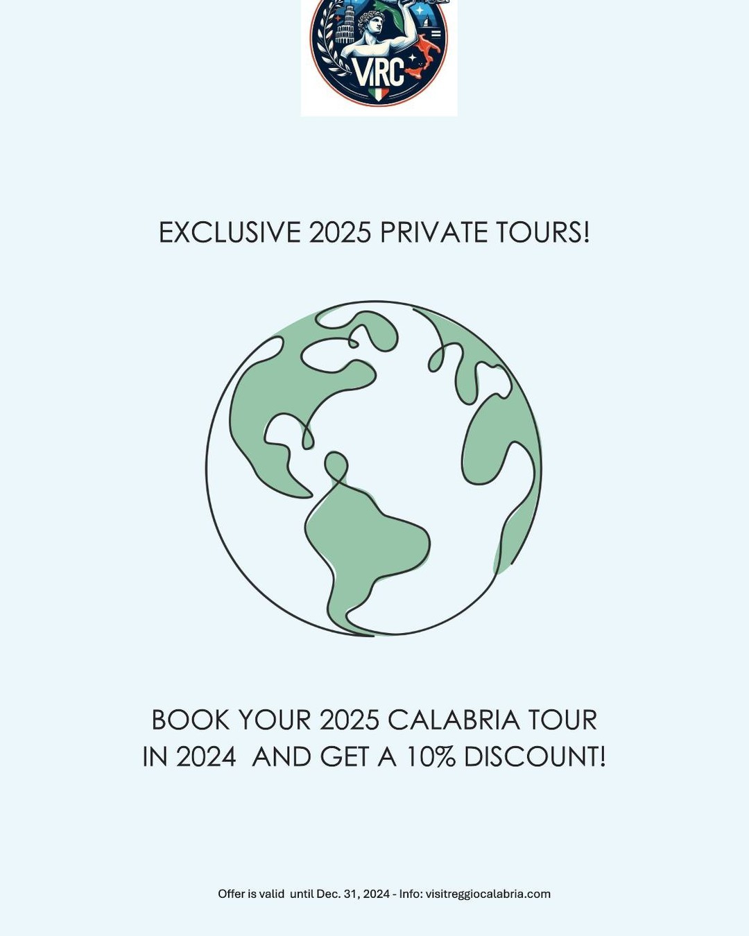 Book your 2025 Calabria Tour
https://www.visitreggiocalabria.com/book-your-2025-calabria-tour/